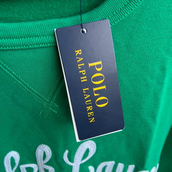 Polo Ralph Lauren ‘Polo Team’ Club Embroidered Varsity Crew Sweatshirt - Picture 5 of 8